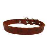 COLLAR PIEL NATURAL 3 CM