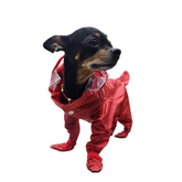 IMPERMEABLE DESMONTABLE ROJO