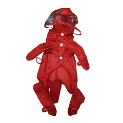 IMPERMEABLE DESMONTABLE ROJO