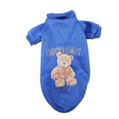 SUDADERA OSO GOOD AZUL MARINO