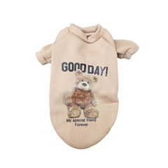 SUDADERA OSO GOOG CAFÉ CLARO