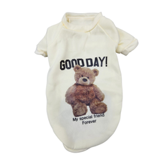 SUDADERA OSO GOOD HUESO/ MARFIL