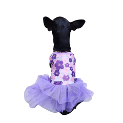 VESTIDO FLORES LILA