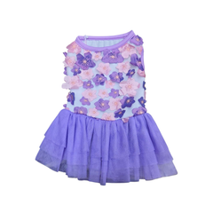 VESTIDO FLORES LILA