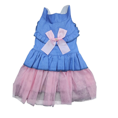 VESTIDO MEZCLILLA ROSA