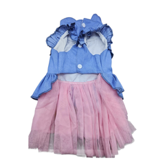 VESTIDO MEZCLILLA ROSA