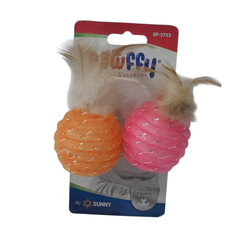 BOLITAS CON PLUMAS