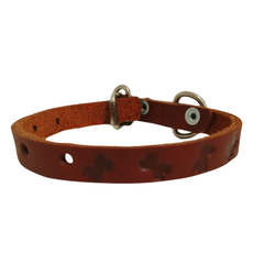 COLLAR PIEL NATURAL 1 CM
