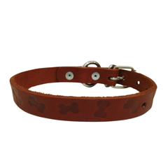 COLLAR PIEL NATURAL 3 CM