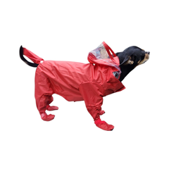IMPERMEABLE DESMONTABLE ROJO