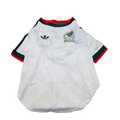 Jersey Selección Mexicana Blanco para Perro Premium - Mundial 2026