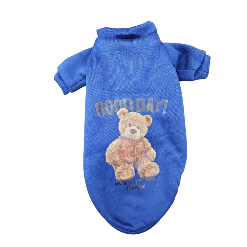 SUDADERA OSO GOOD AZUL MARINO