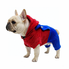 Botarga Mario Bros Pet en bulldog francés